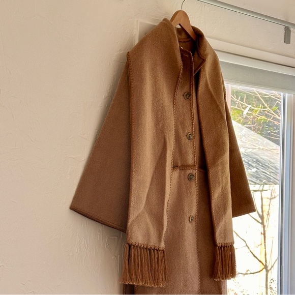 Toteme Embroidered Scarf Coat - Picture 5 of 16